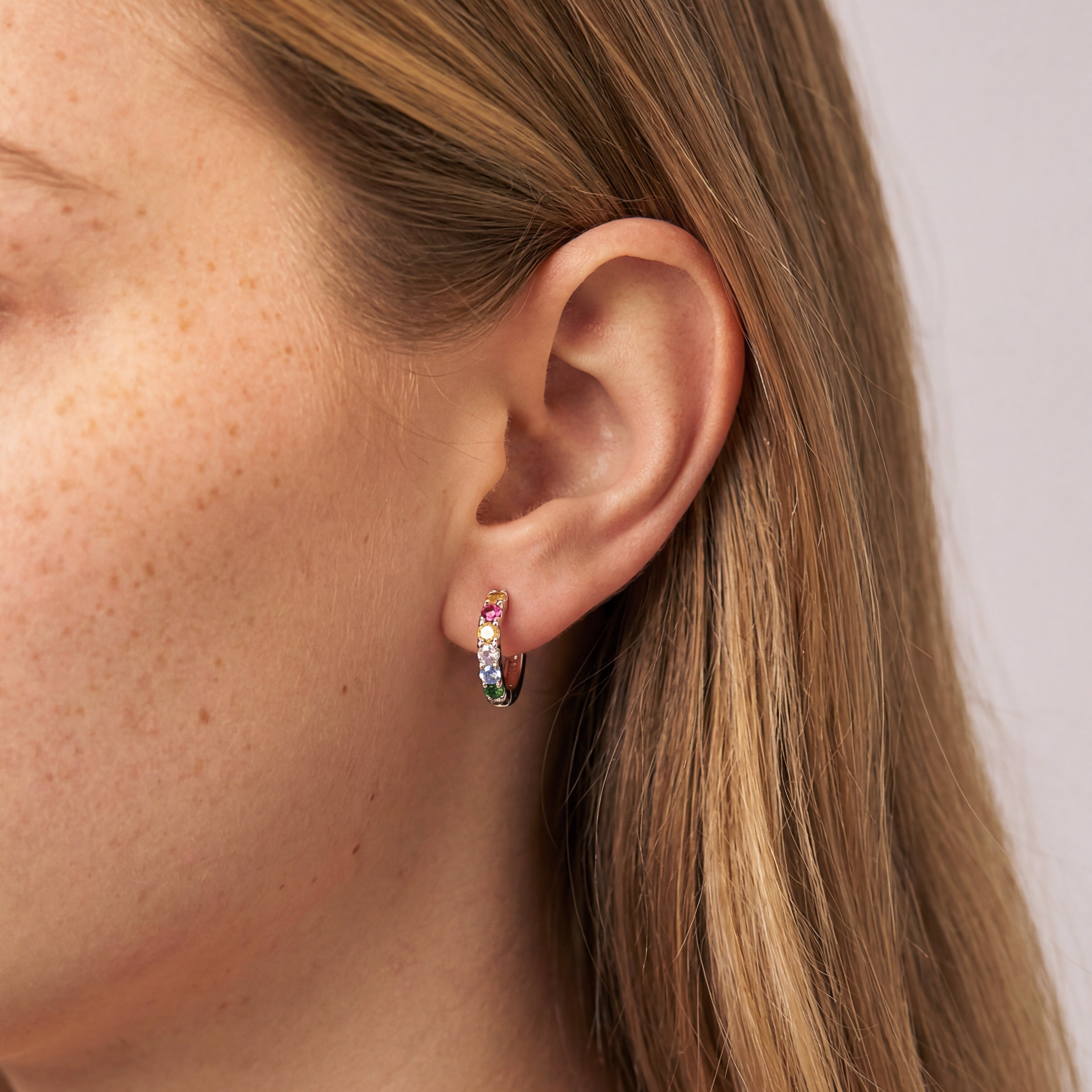 Chromatic Hoop Earrings