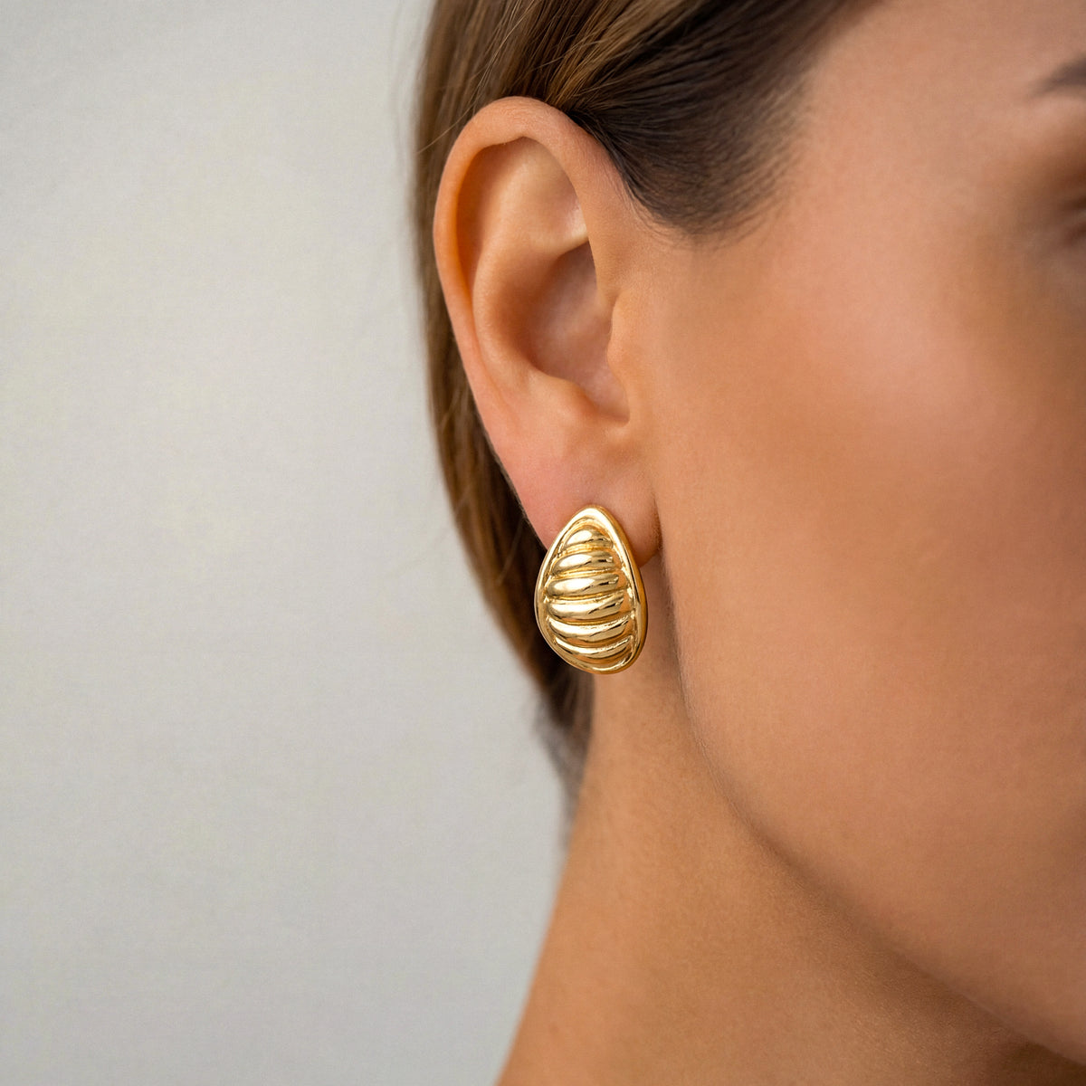 Oval Drop Earrings
