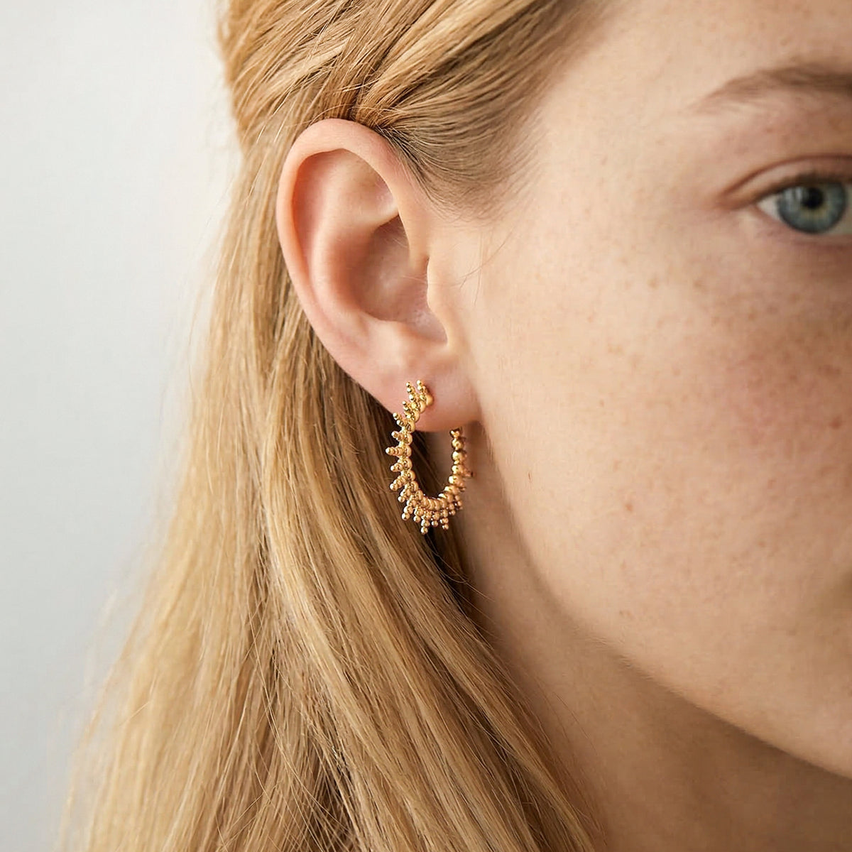Sunrise Hoop Earrings