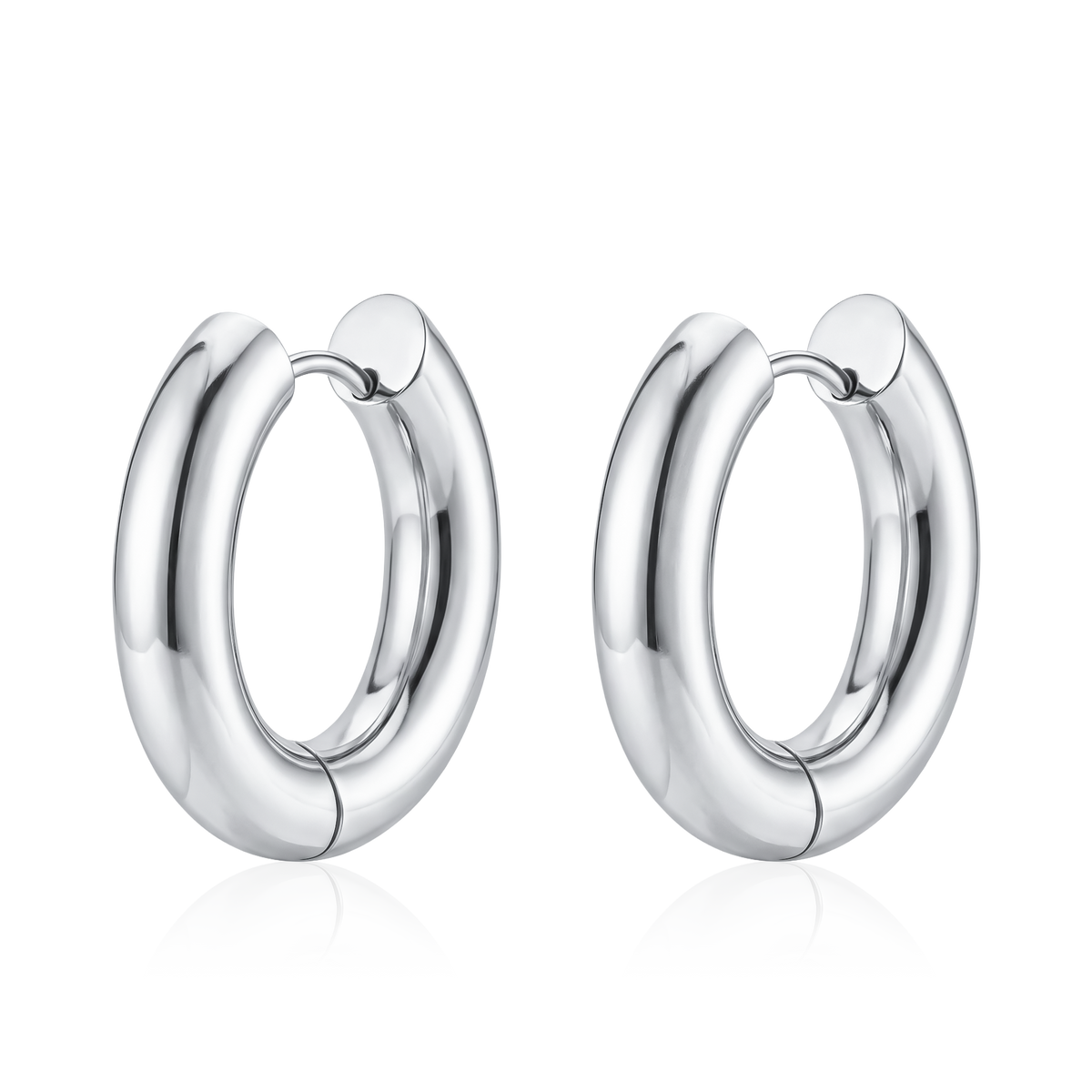 Plain Hoop Earrings