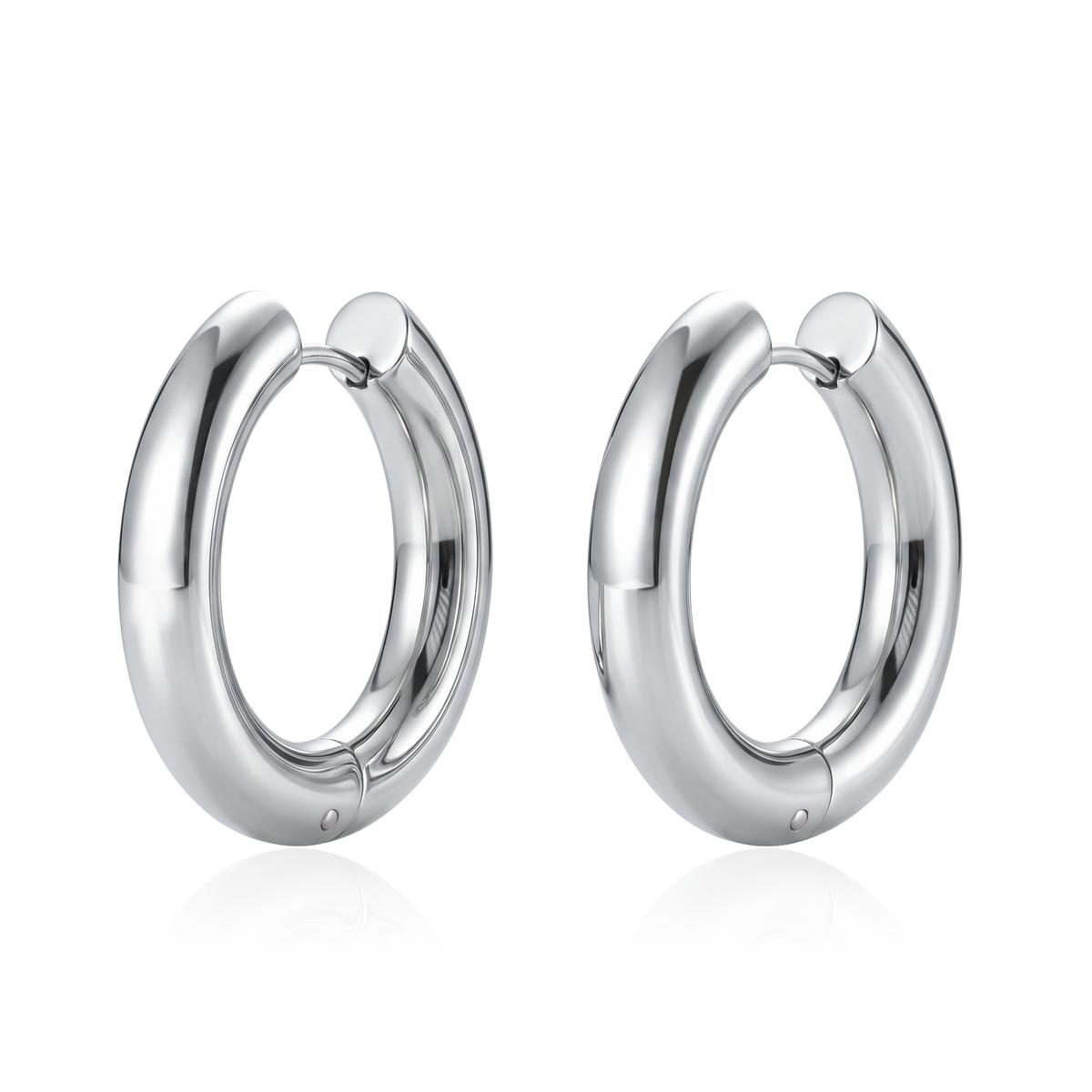Plain Hoop Earrings
