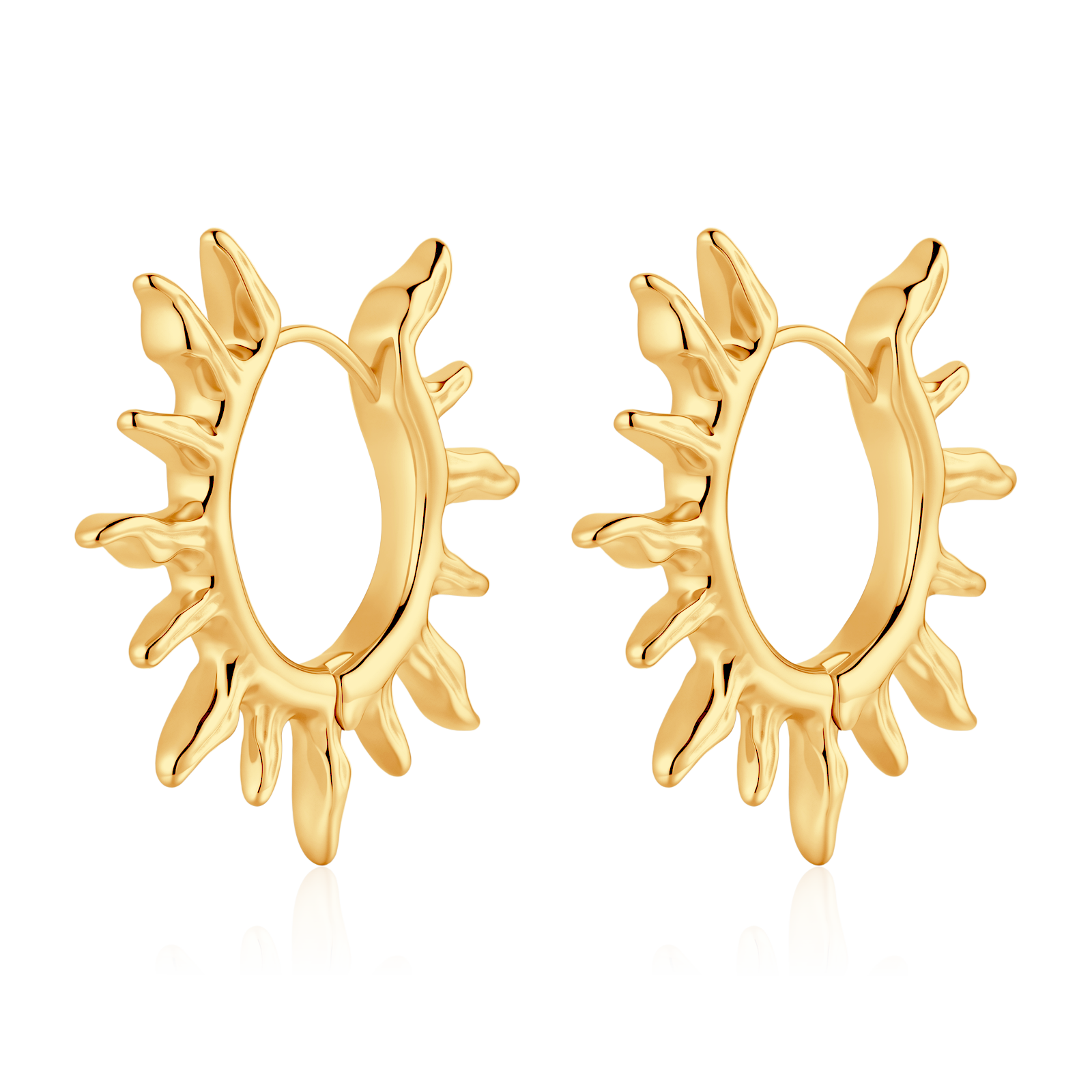 Sunbeams Hoop Earrings