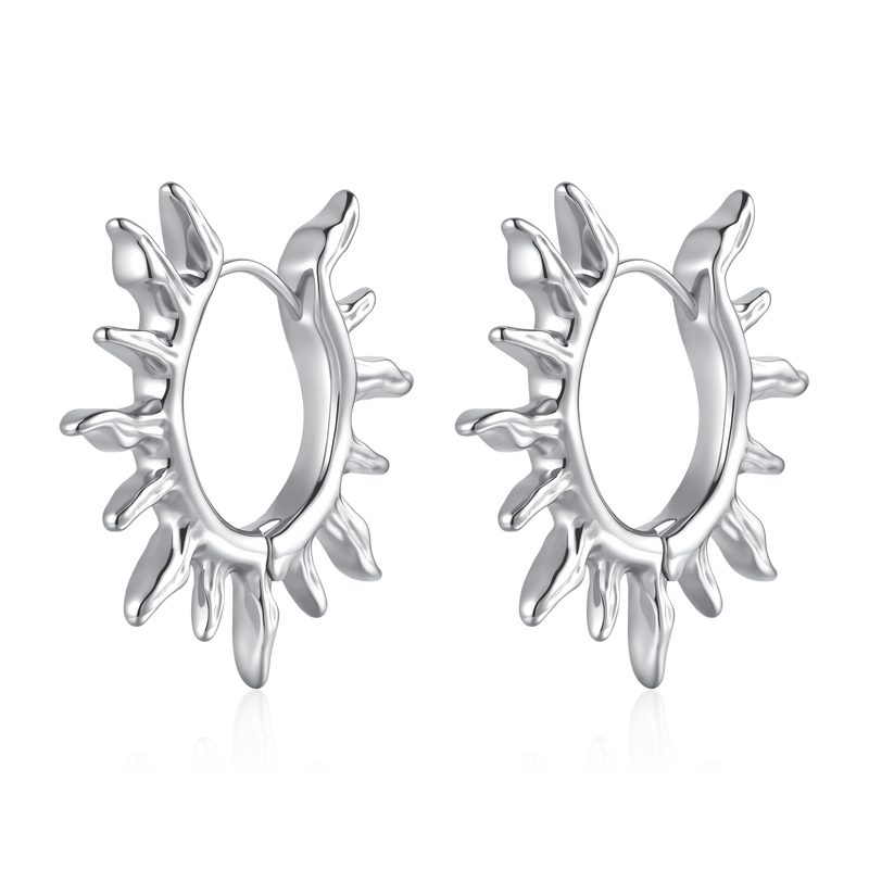 Sunbeams Hoop Earrings
