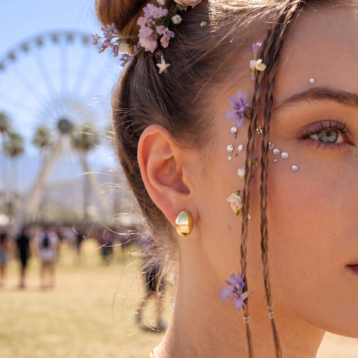 Elongated Ovals Earrings