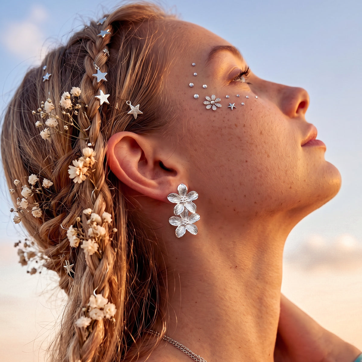 Five Petals Earrings