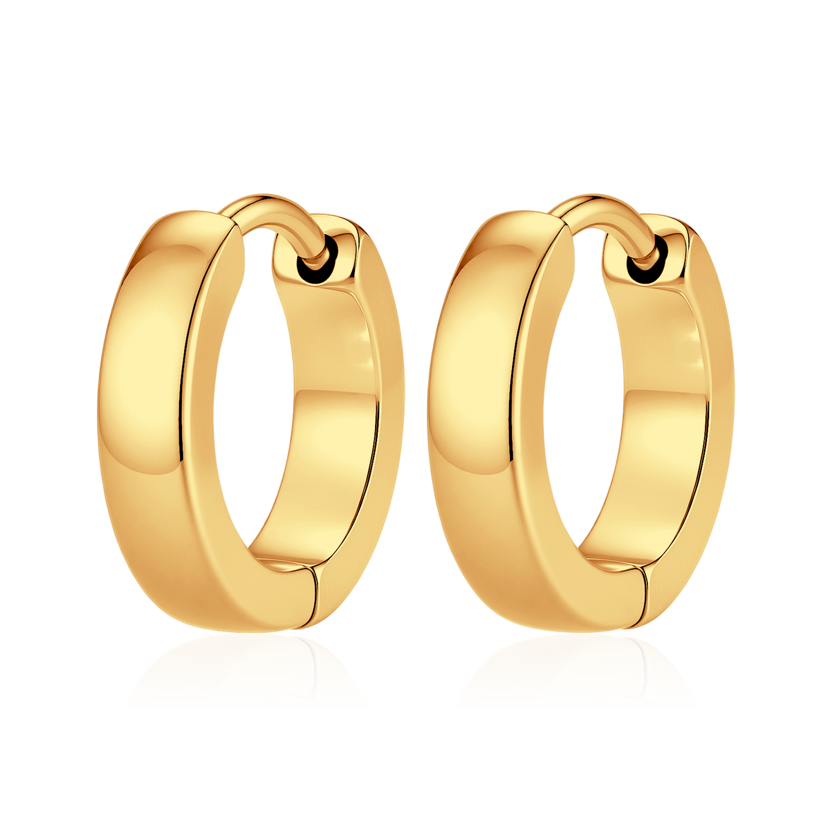 Wide Hoop Earrings