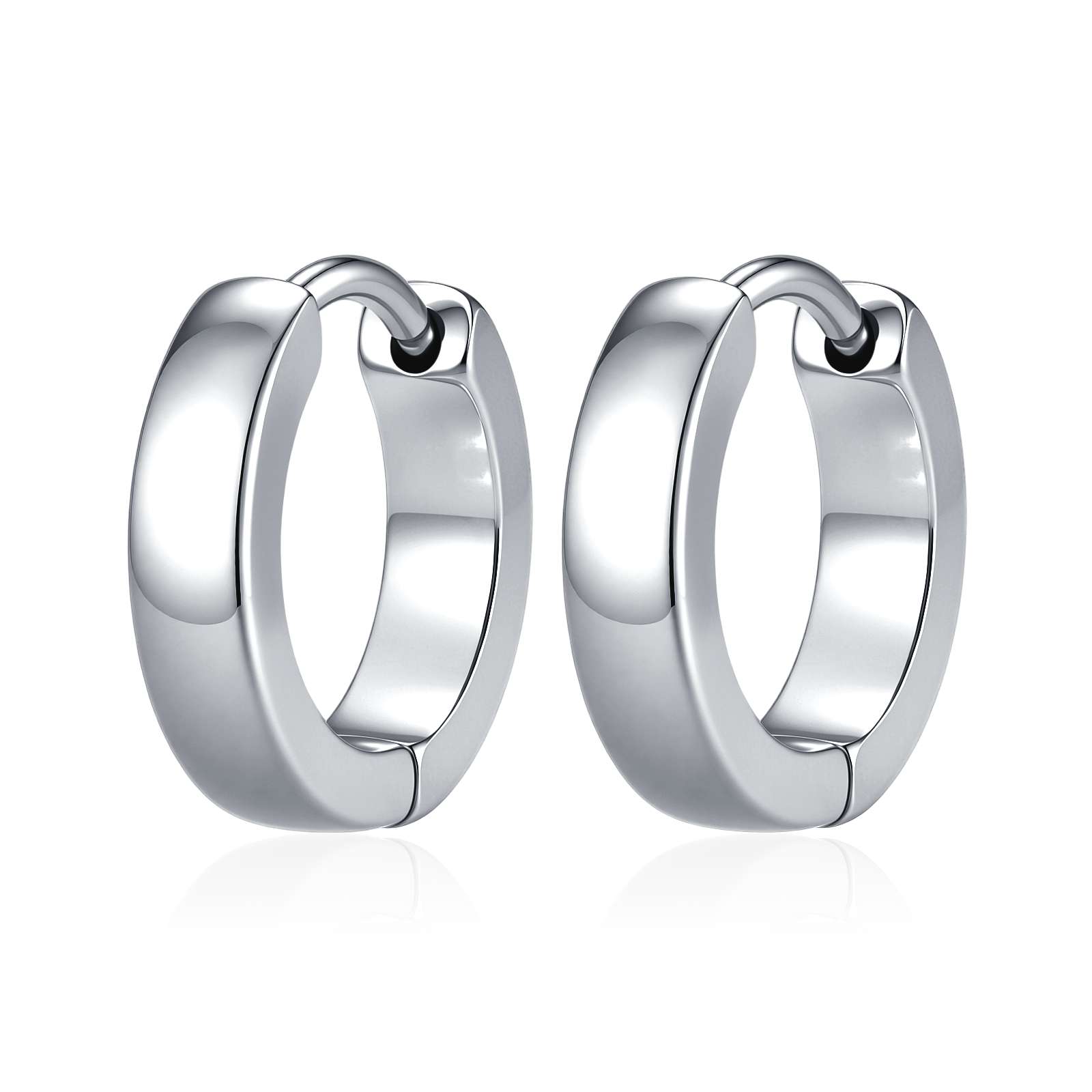 Wide Hoop Earrings