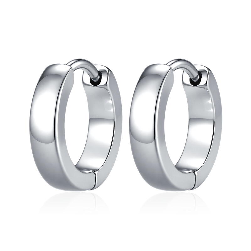 Wide Hoop Earrings