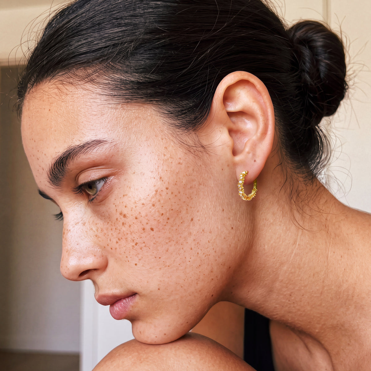 Dazzling Hoop Earrings