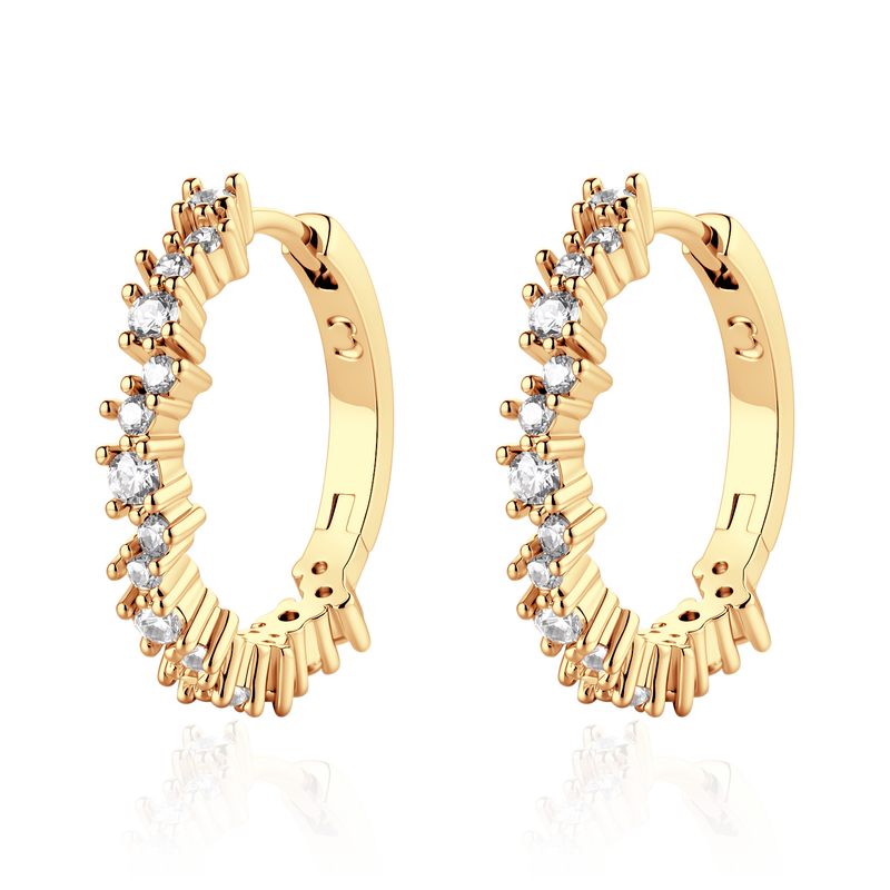 Dazzling Hoop Earrings