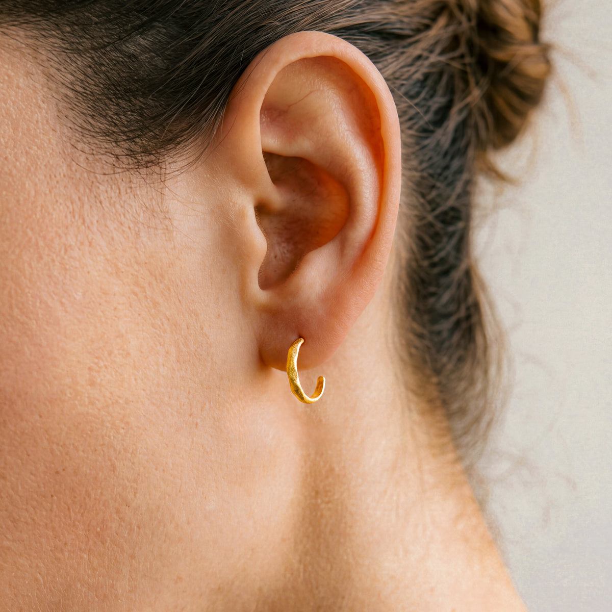 Half Ring Curvature Earrings