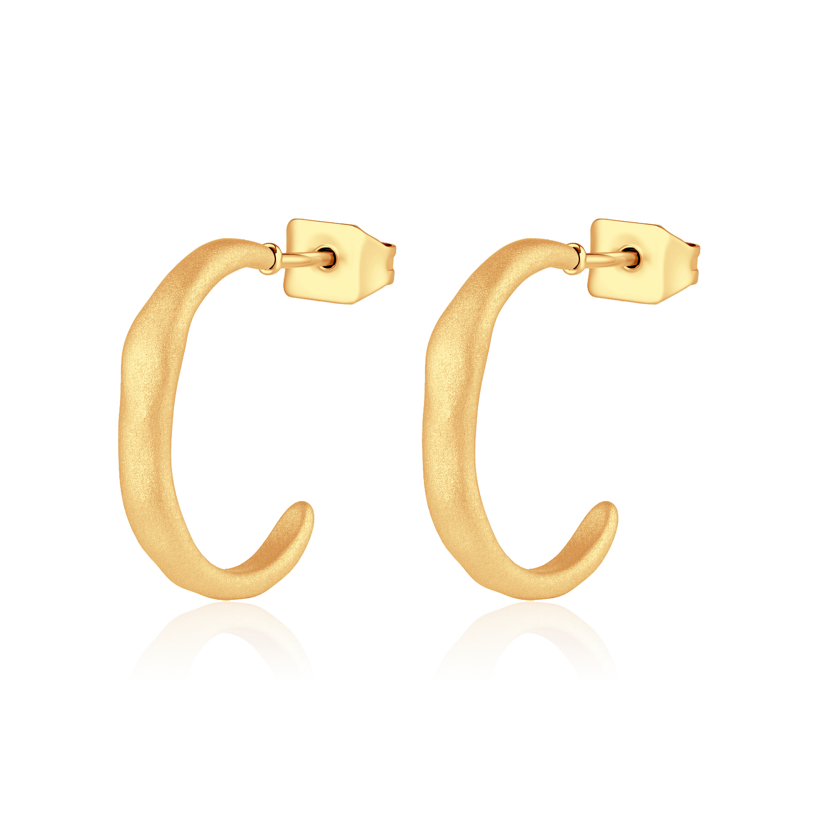 Half Ring Curvature Earrings