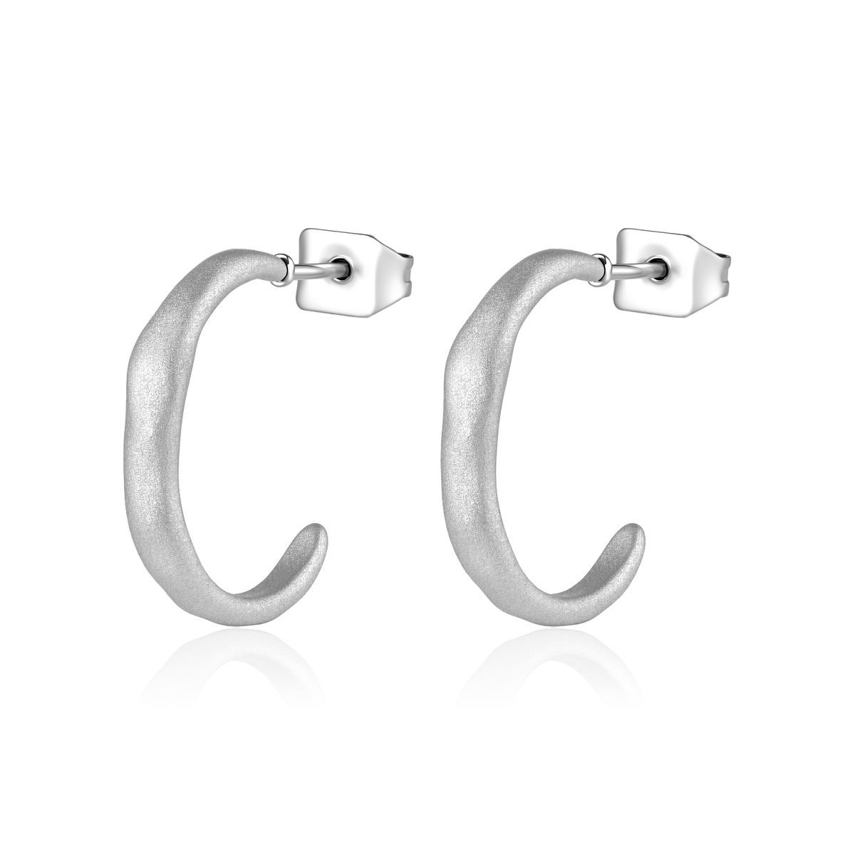 Half Ring Curvature Earrings