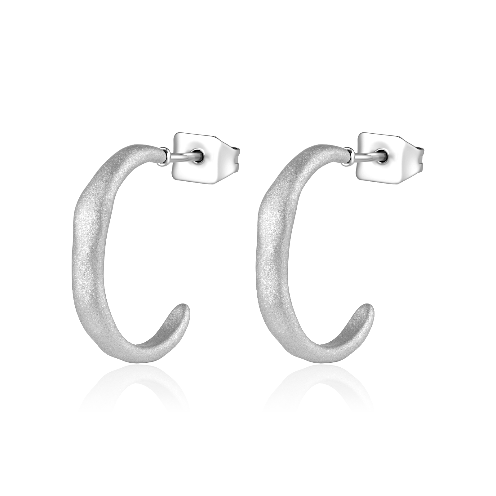 Half Ring Curvature Earrings