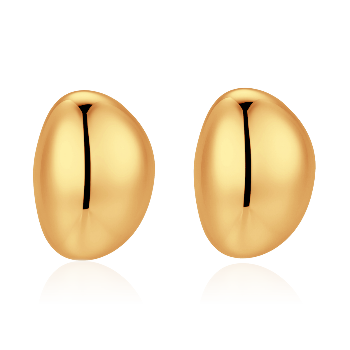 Solid Oval Earrings