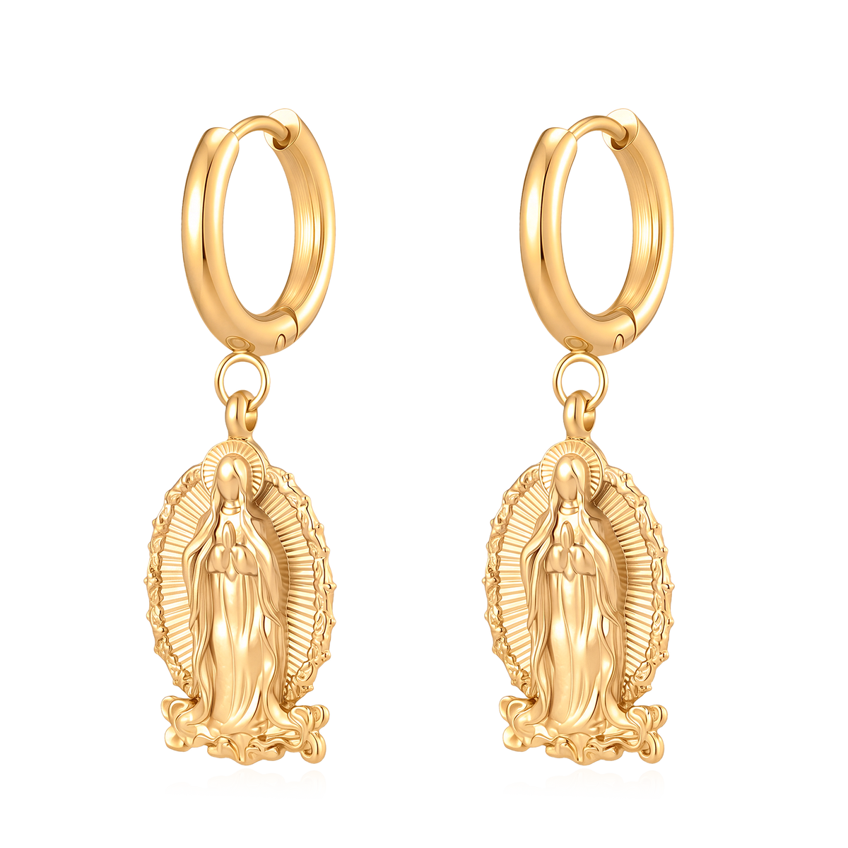 Guadalupe Virgin Earrings