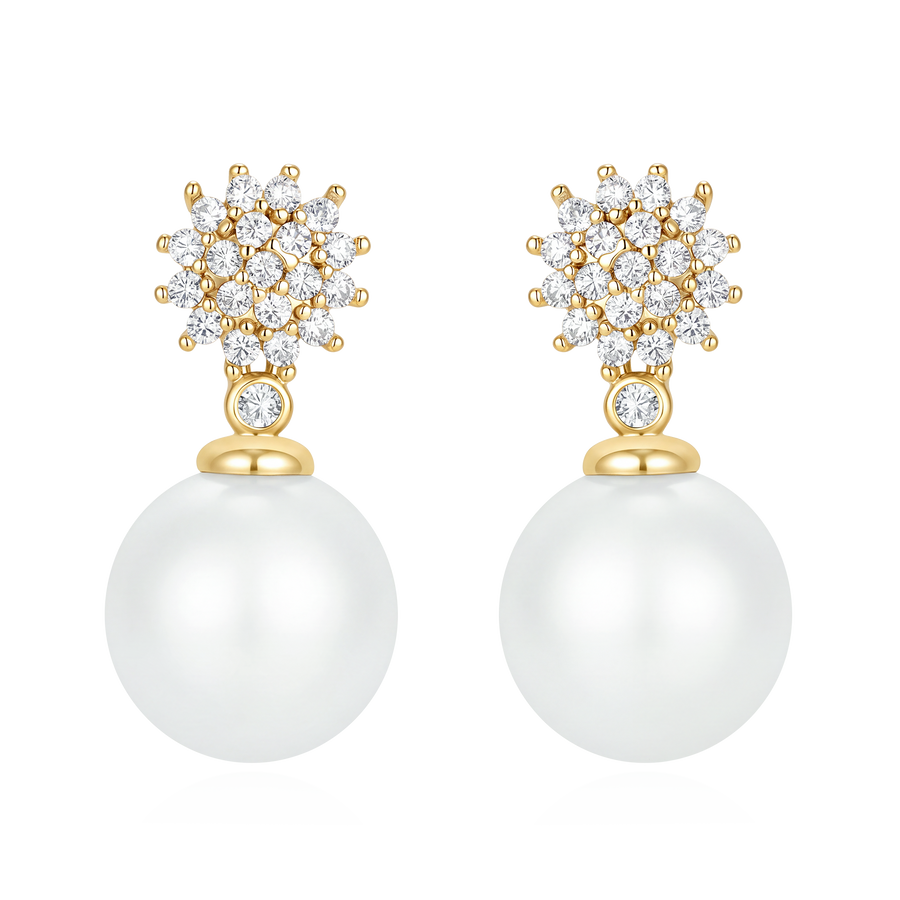 Dazzling Pearls Earrings