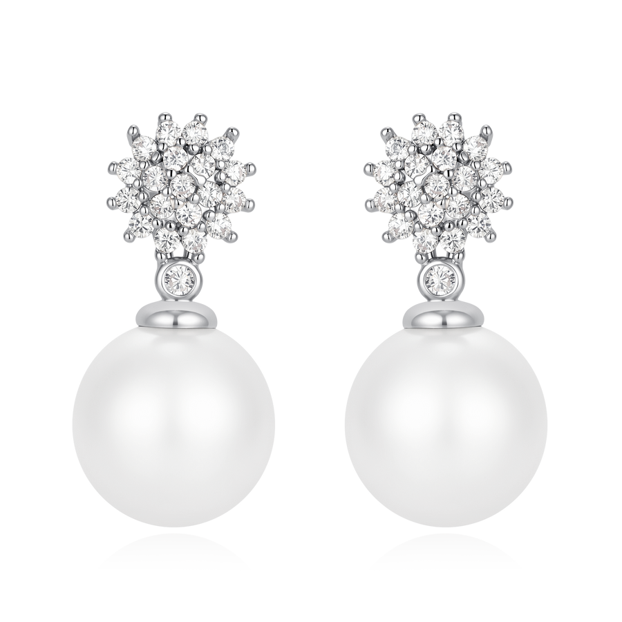Dazzling Pearls Earrings