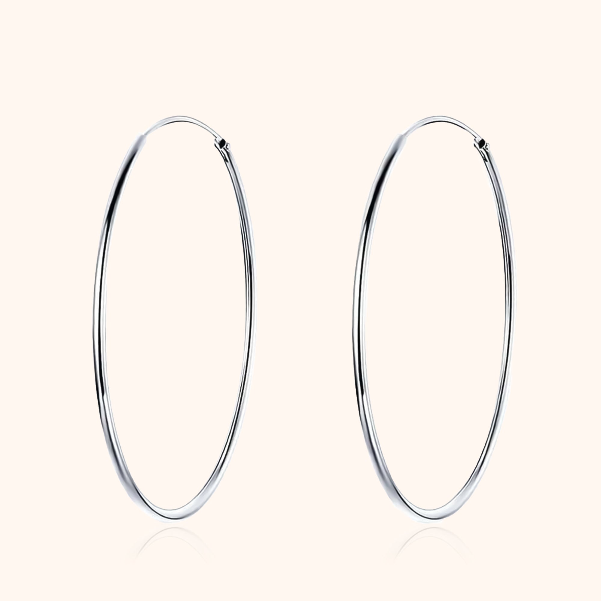 "Slim Hoops" Earrings - SophiaJewels