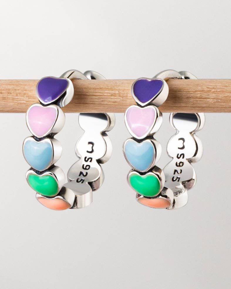 Colourful Love Earrings - SophiaJewels