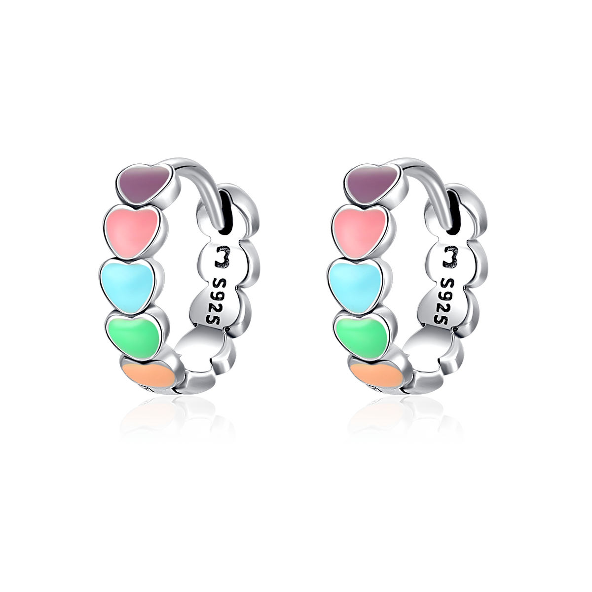 Colourful Love Earrings - SophiaJewels