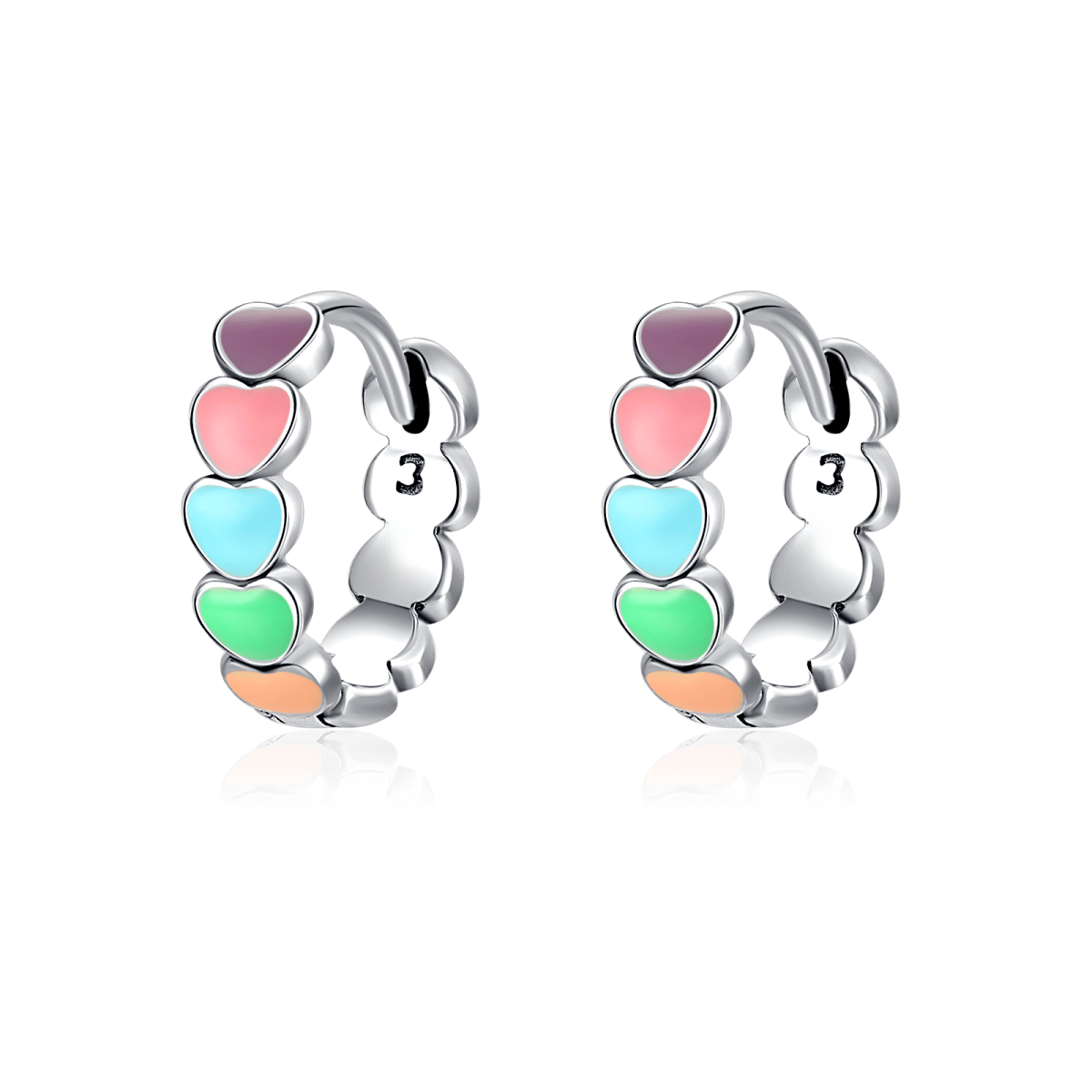 Colourful Love Earrings
