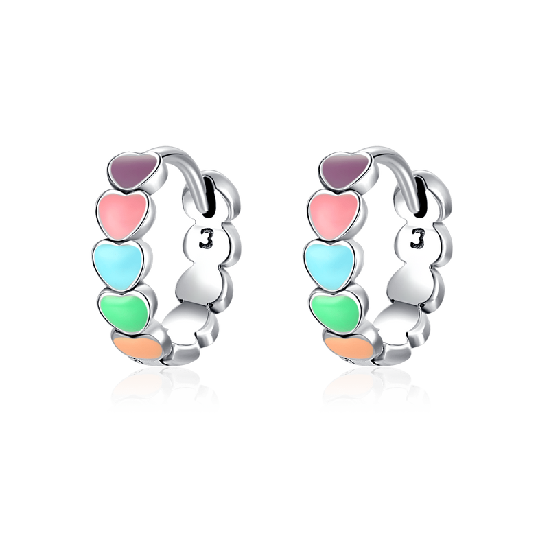 Colourful Love Earrings