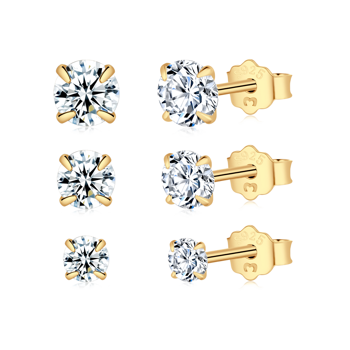 Tiny Zirconia Mini Earrings - SophiaJewels