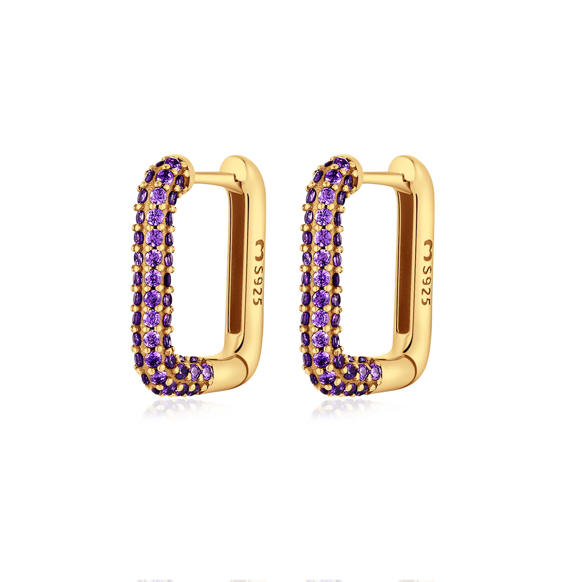 Bright Square Earrings - SophiaJewels