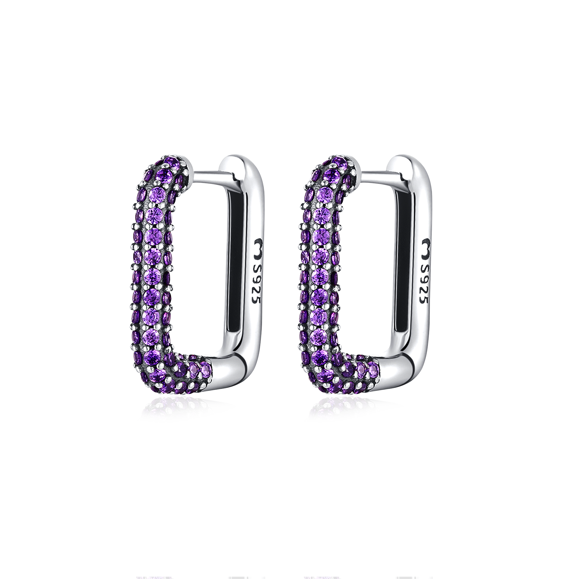 Bright Square Earrings - SophiaJewels