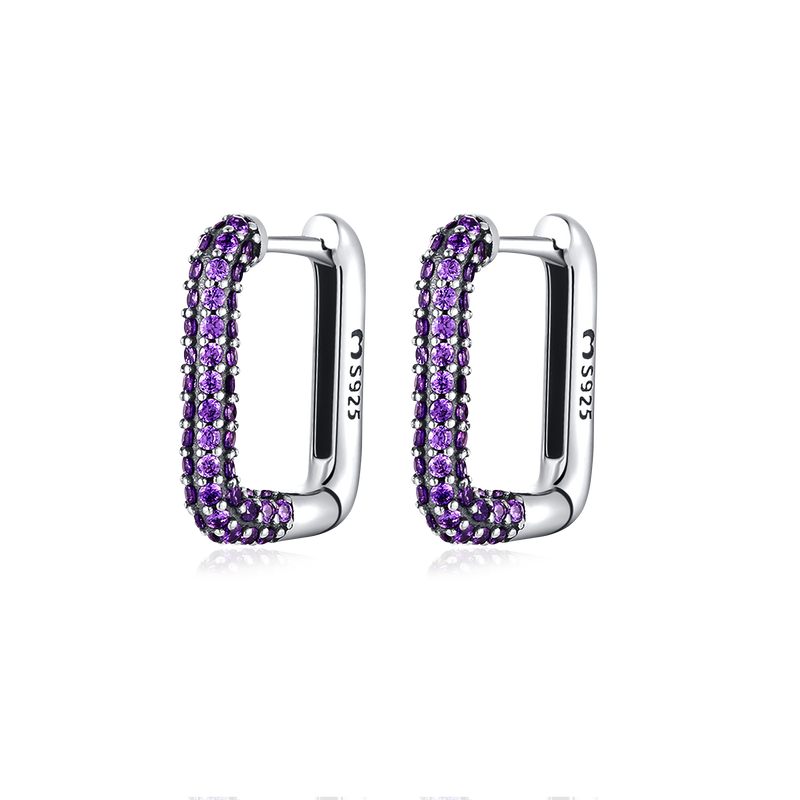 Bright Square Earrings - SophiaJewels