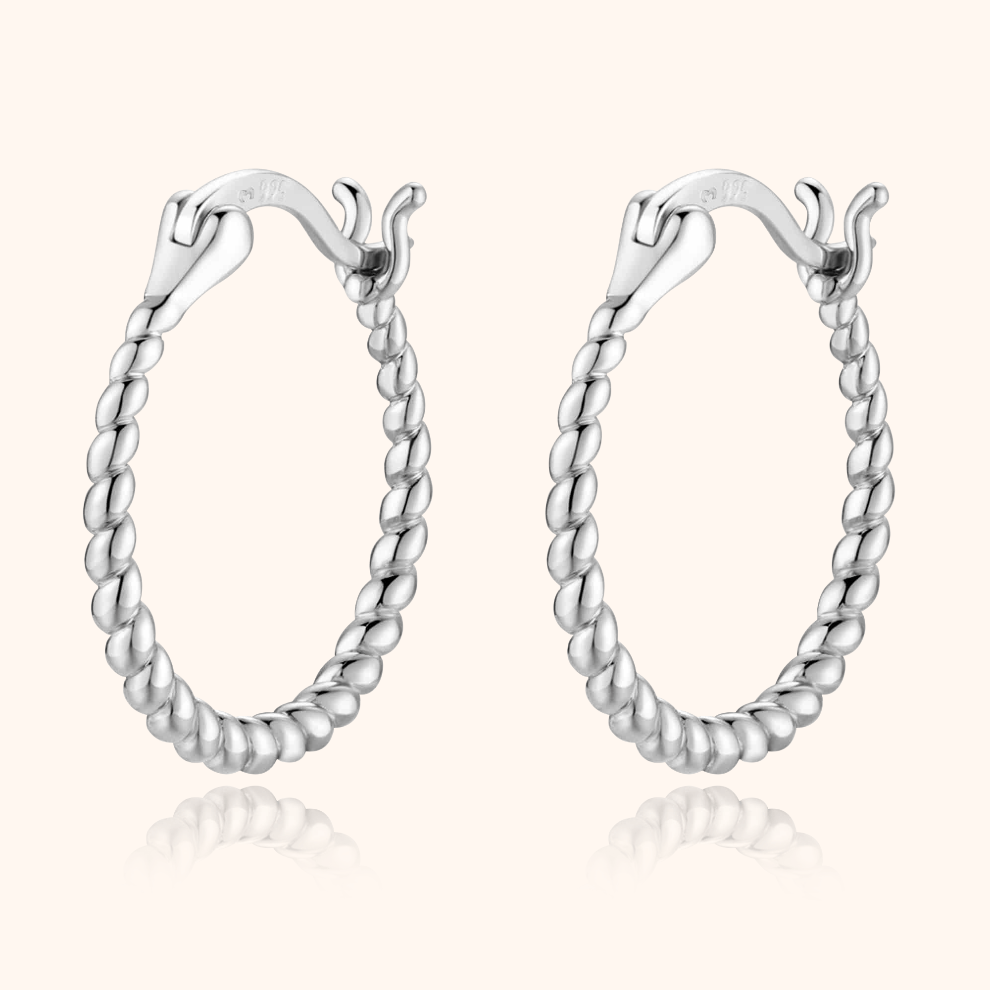 "Braiding Hoops" Earrings