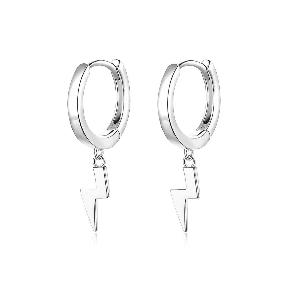 Lightning Hoop Earrings
