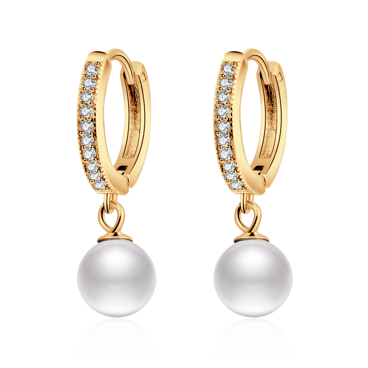 Shining Pearl Earrings - SophiaJewels