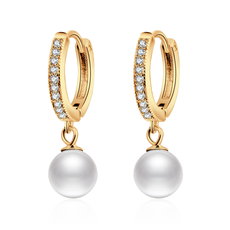 Shining Pearl Earrings - SophiaJewels
