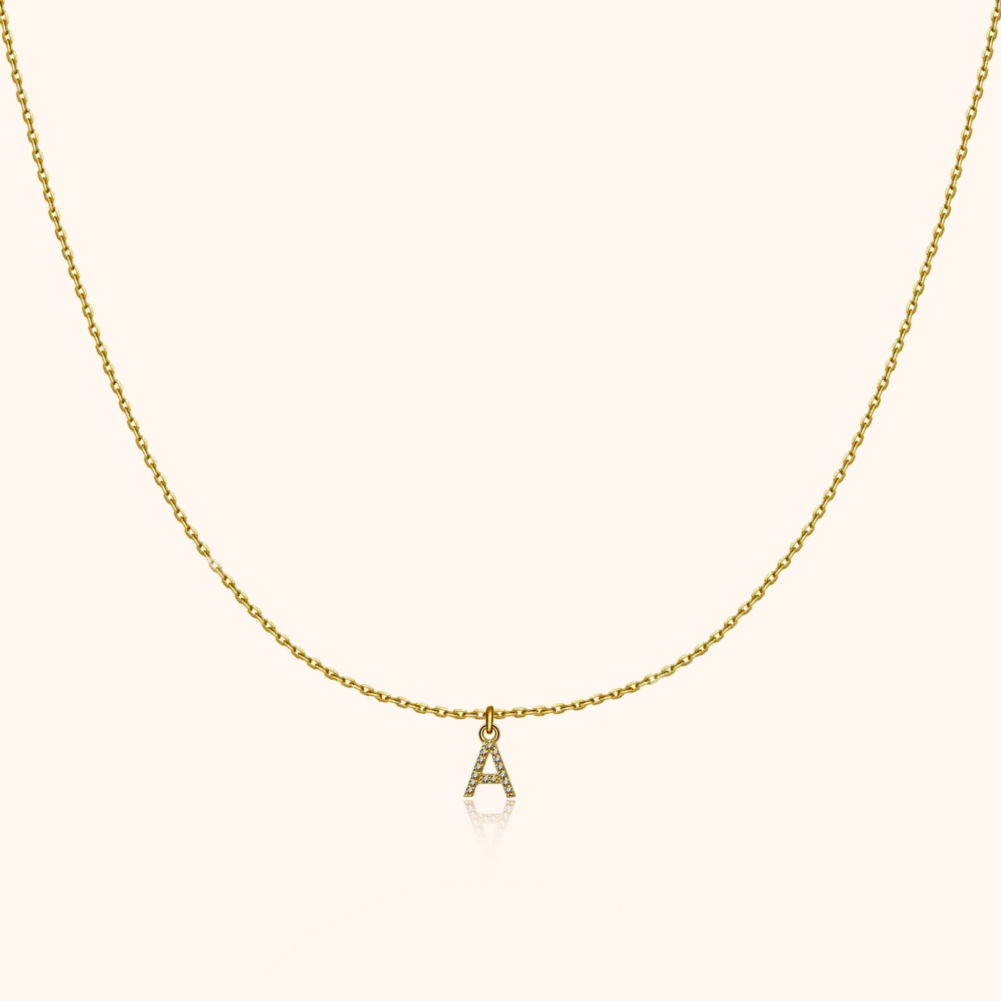 "Little Initial" Necklace - SophiaJewels