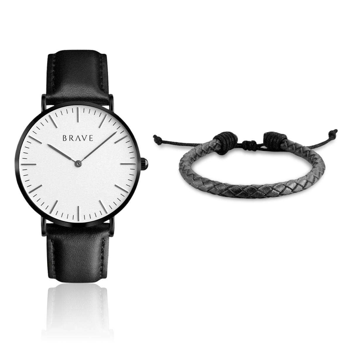 California~ Kit Watch + Bracelet BRAVE - SophiaJewels
