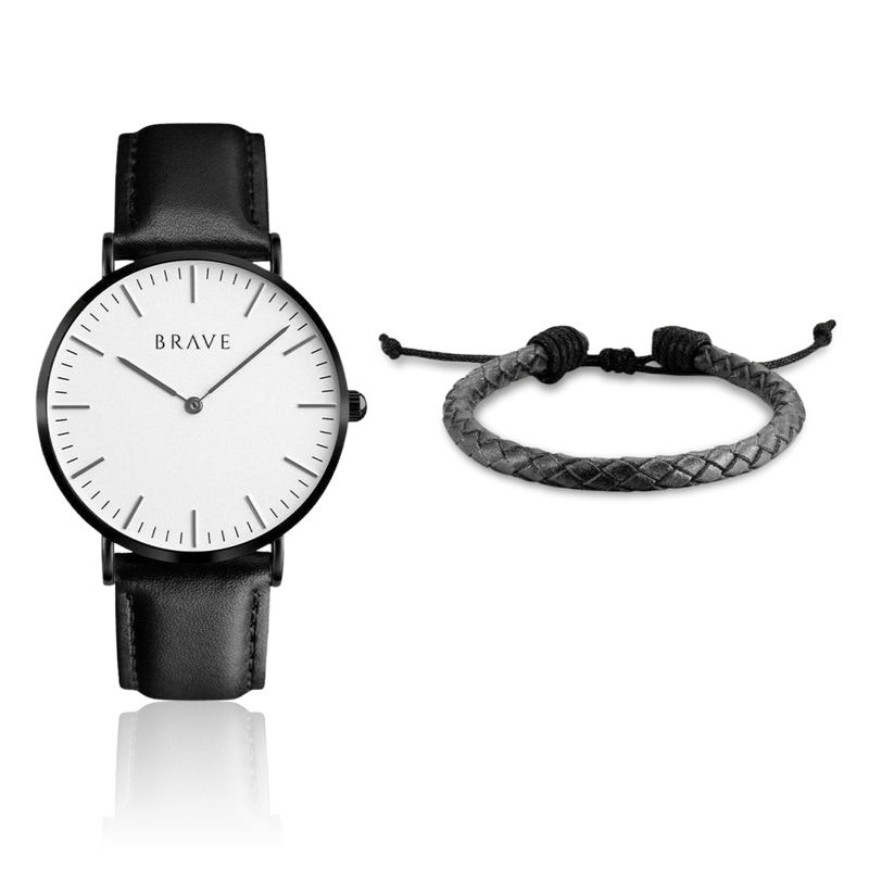 California~ Kit Watch + Bracelet BRAVE - SophiaJewels