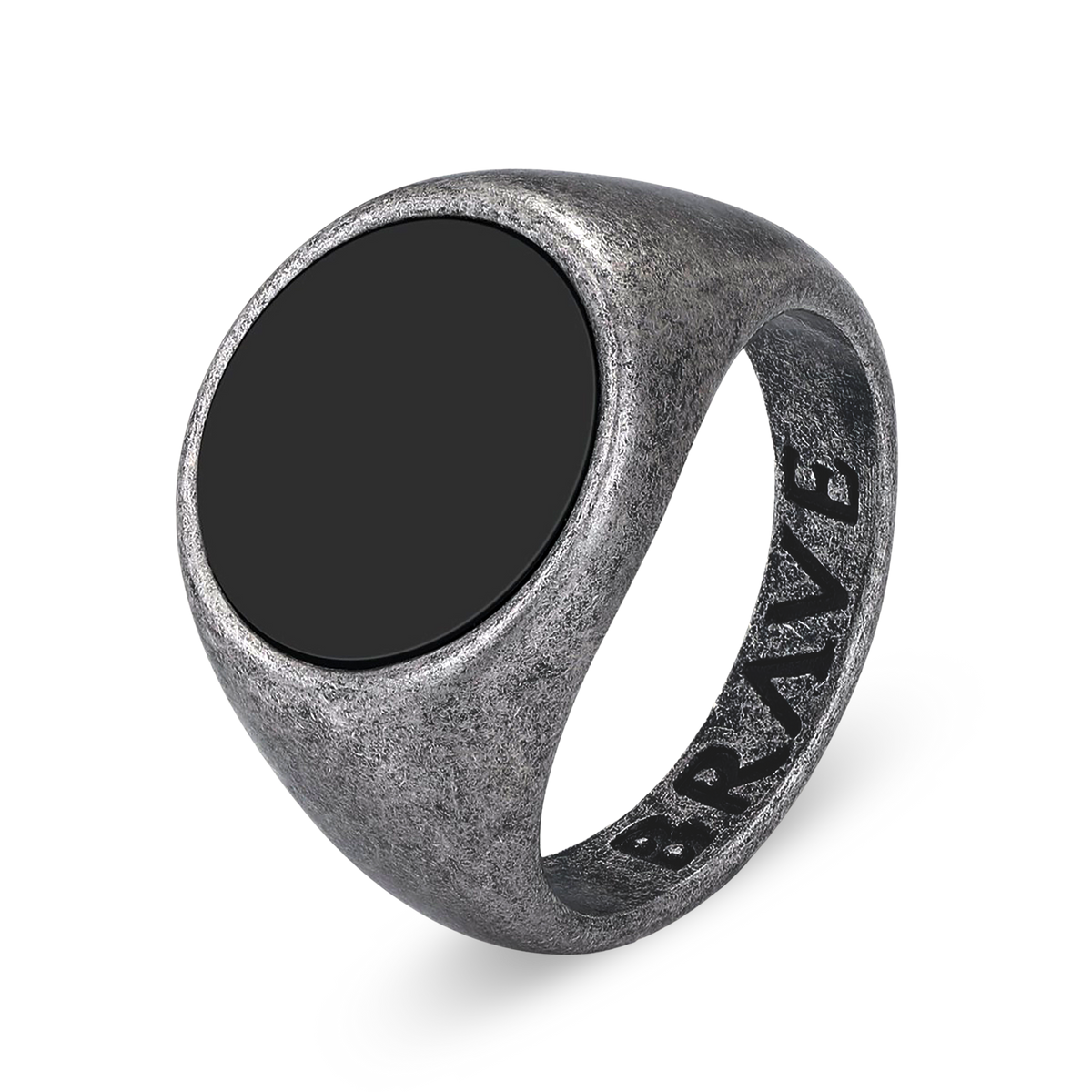 Globular BRAVE Men's Ring - SophiaJewels