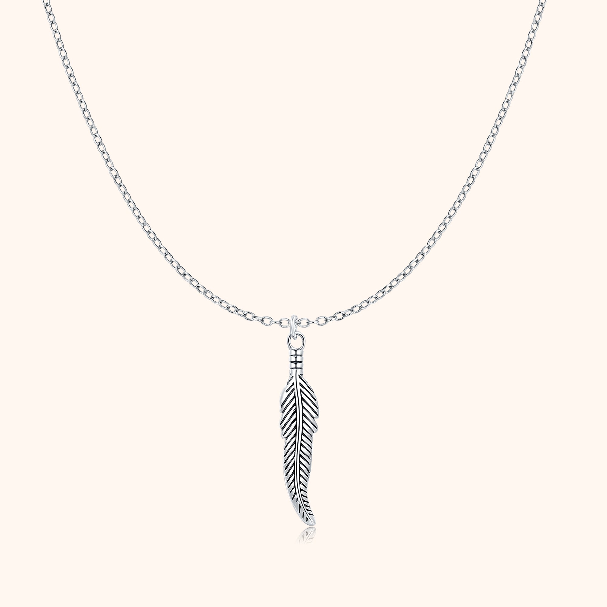 "Feather" BRAVE Men's Necklace - SophiaJewels