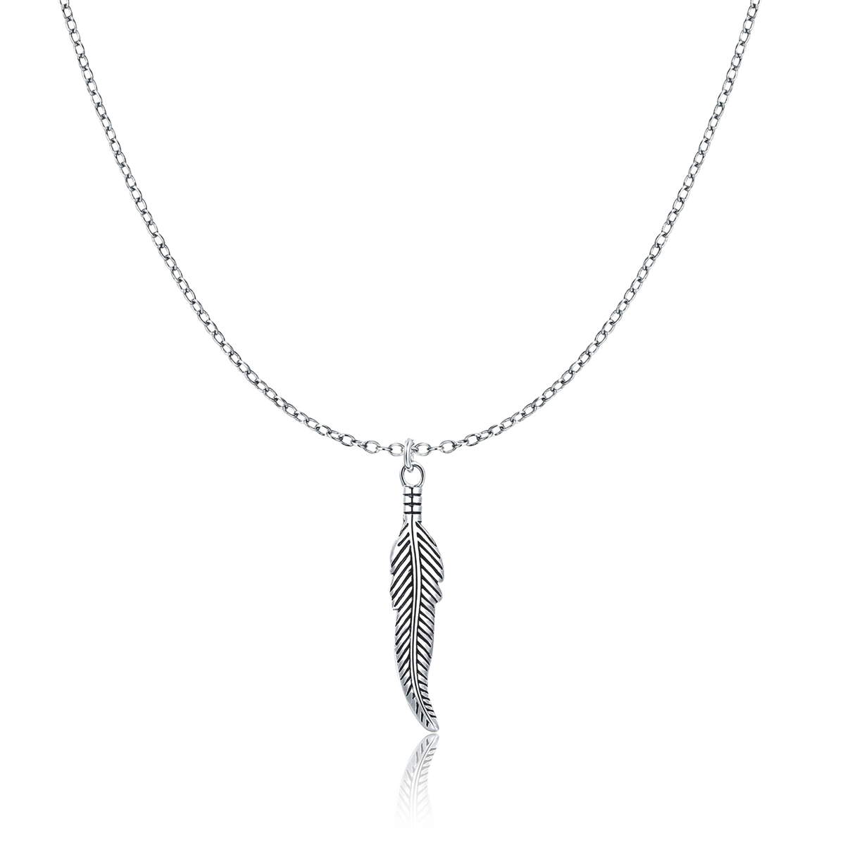 Feather BRAVE Men's Necklace - SophiaJewels