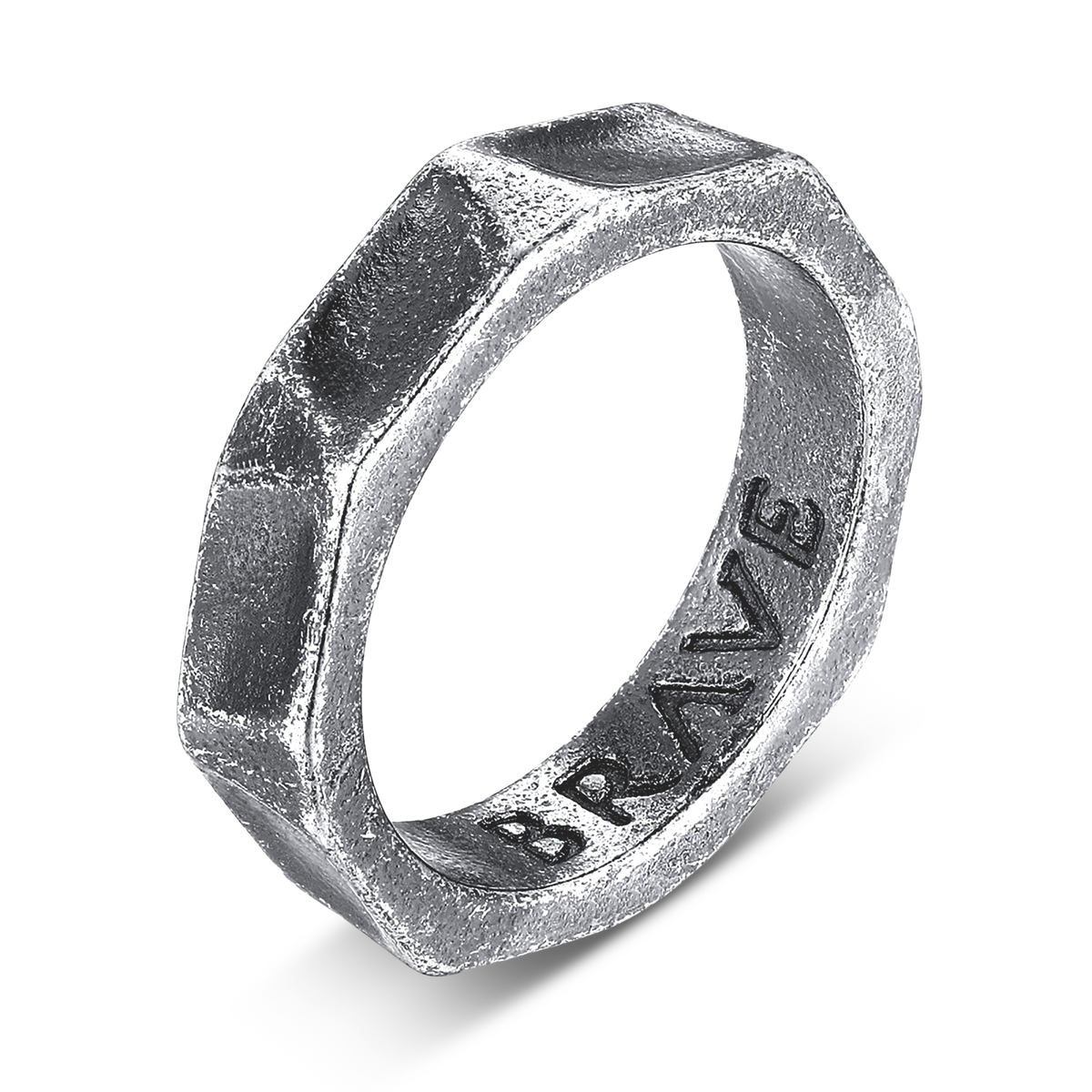 Chrome BRAVE Men's Ring - SophiaJewels