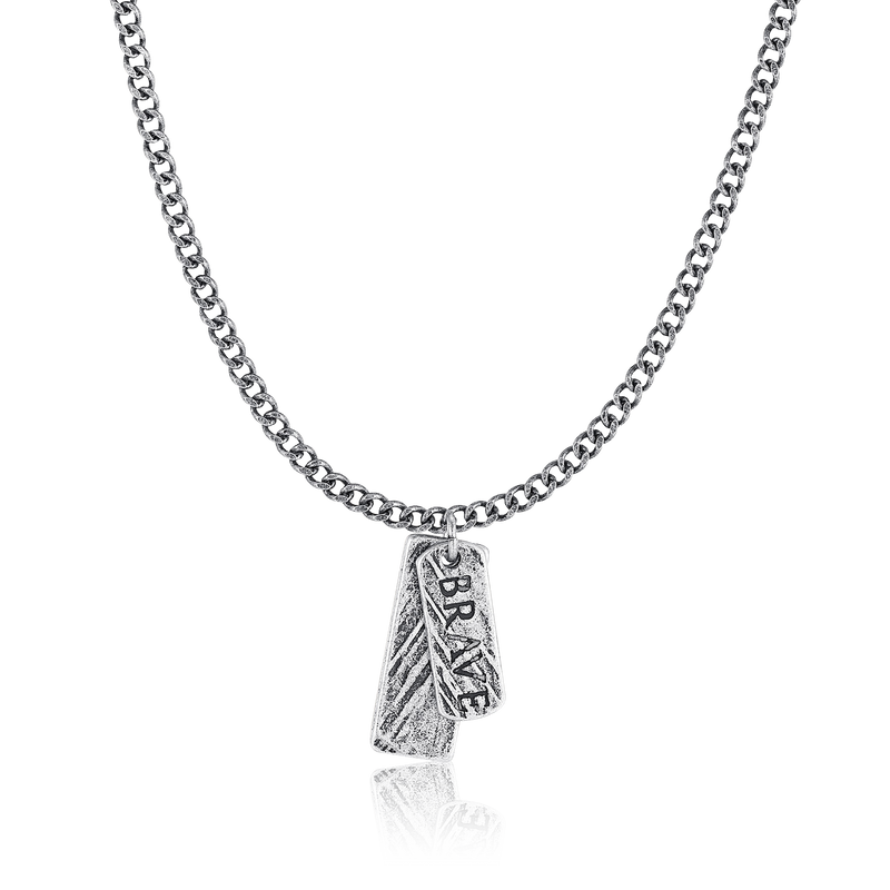 Hatching BRAVE Men's Necklace - SophiaJewels