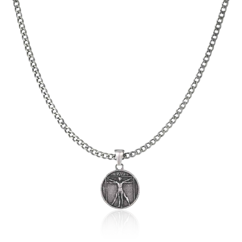 Vitruvius BRAVE Men's Necklace - SophiaJewels