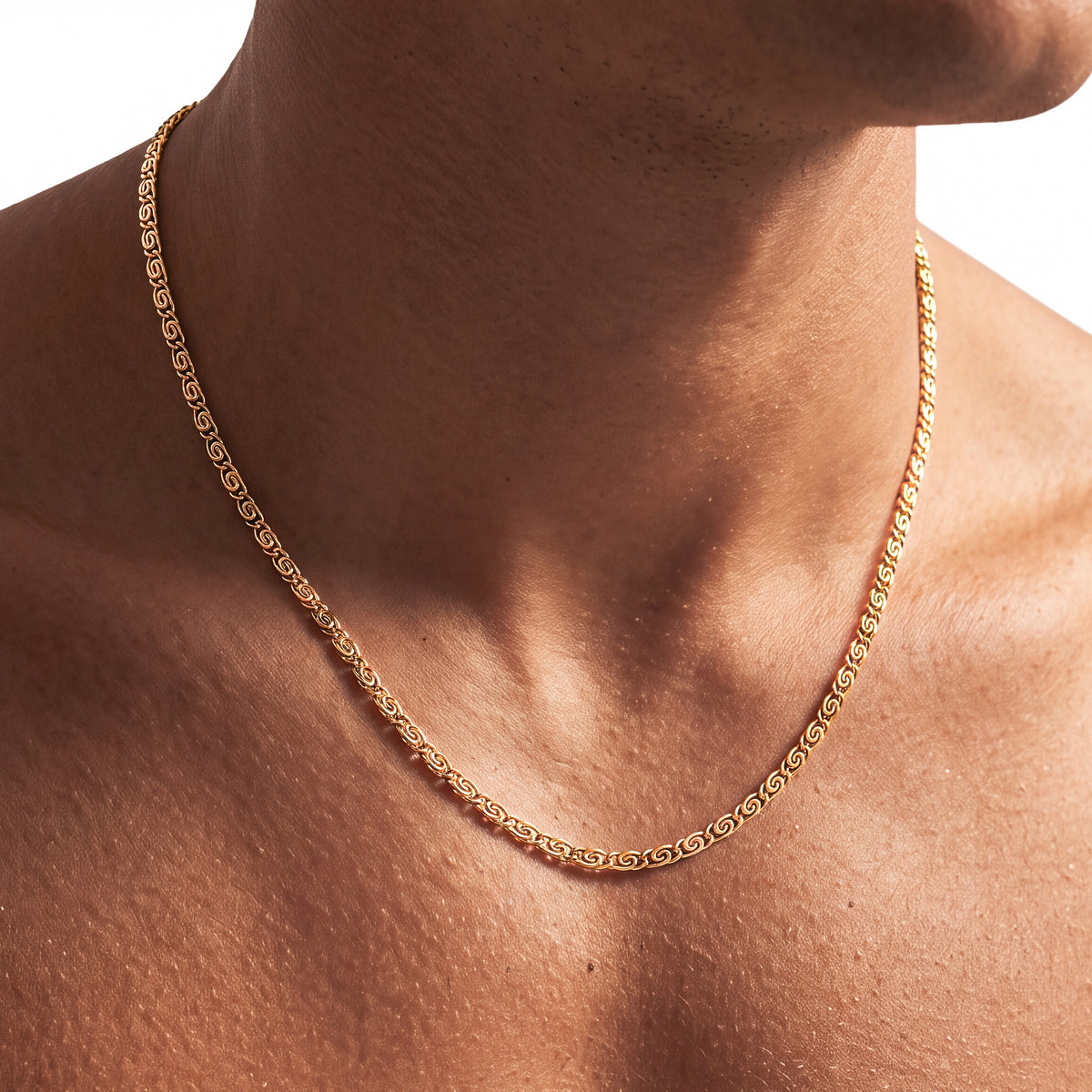 Greek BRAVE Men's Necklace