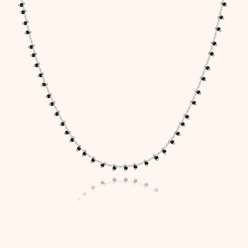 "Black Balls" Necklace - SophiaJewels