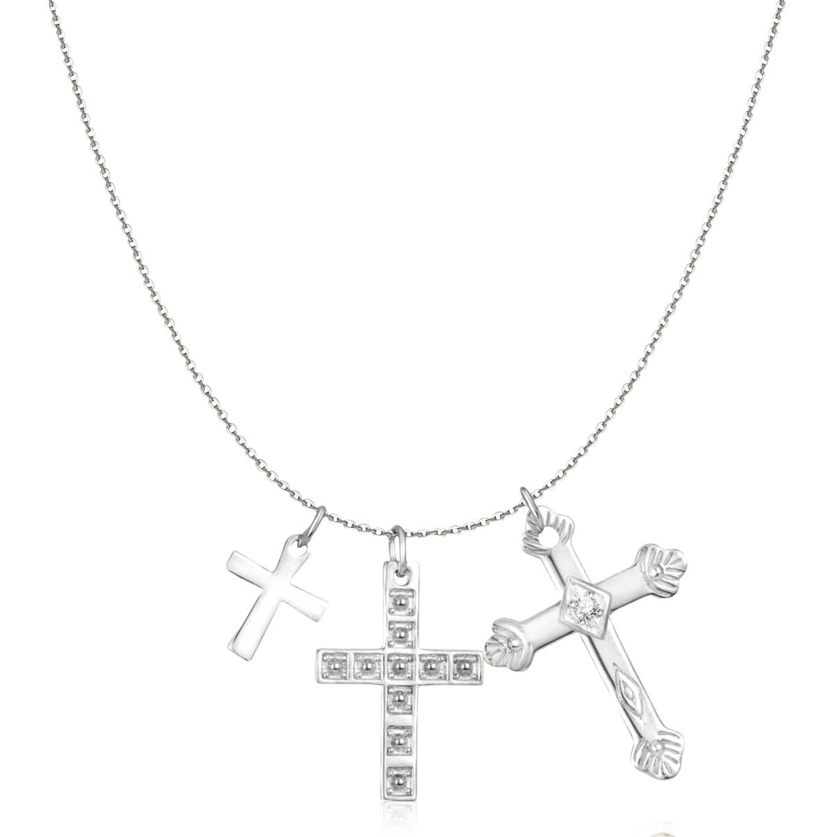 3 Crosses Necklace - SophiaJewels