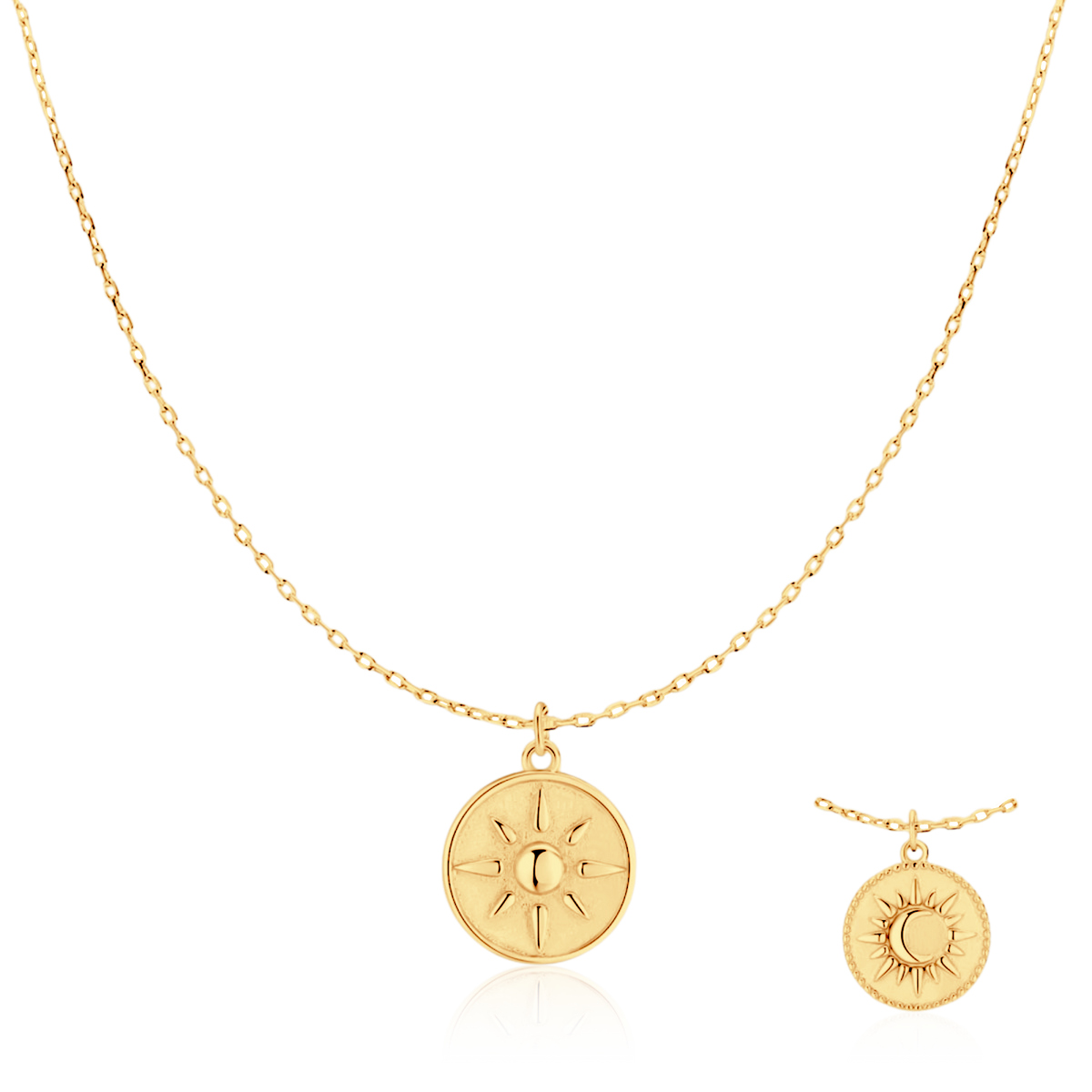 Moon and Sun Necklace - SophiaJewels