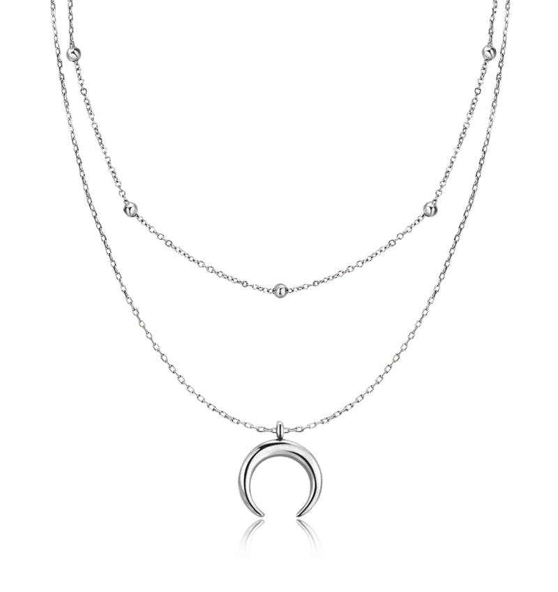 Half Moon Balls Necklace