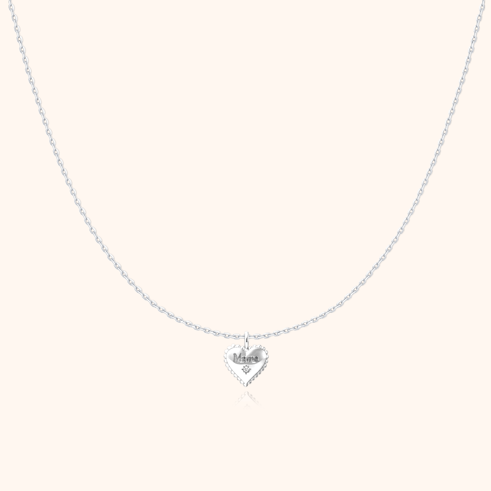 "Mom Heart" Necklace